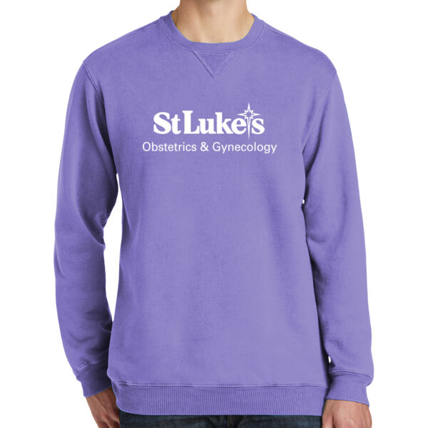 SLBG - Port & Co Beach Wash ® Garment Dyed Crewneck Sweatshirt Thumbnail