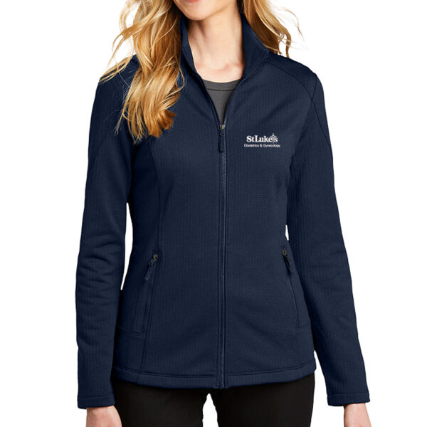 SLBG -  Port Authority Ladies Grid Fleece Jacket Thumbnail
